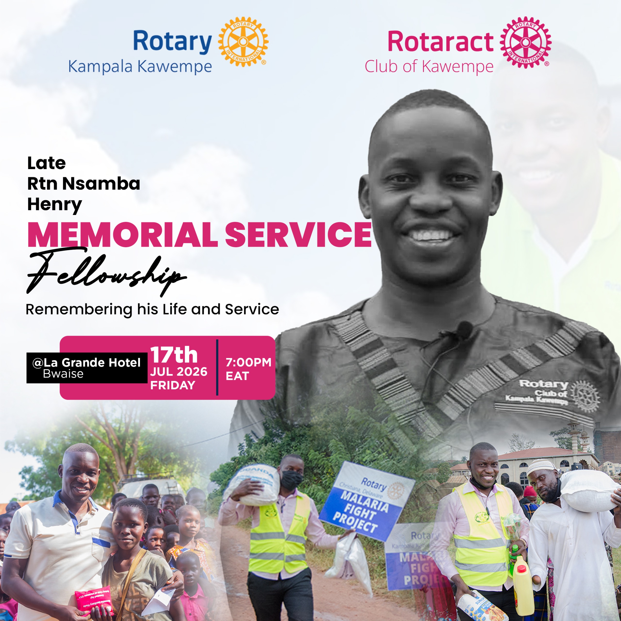 LATE RTN NSAMBA HENRY MEMORIAL SERVICE FELLOWSHIP: REMEMBERING HIS LIFE AND SERVICE
